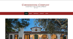 Desktop Screenshot of cornerstonecompany.net